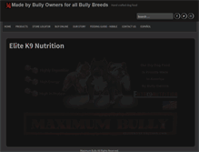 Tablet Screenshot of maximumbully.com